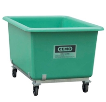 Bacs fibres de verre sur roulettes, CEMO