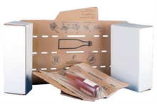 Cartons pour bouteilles de vin et calages à expédier Voyageur II