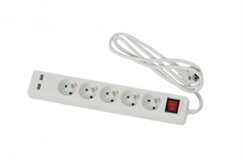 Bloc multiprises et ports USB IP20