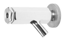 Robinets dégustateurs passe-paroi femelle inox 316L MACON
